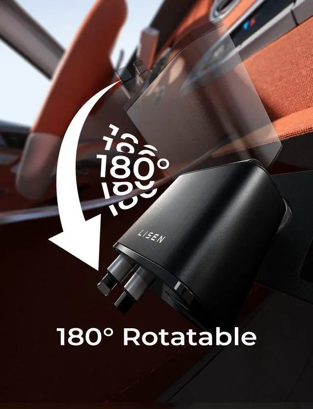 Alt view image 7 of 7 - Car Charger [69W USB C Car Charger Adapter] iPhone 16 Car Charger Fast Charging, Car Accessories Gift for Women, Retractable USBC Car Charger for iPhone 16 15 14 13 12 Android, Black