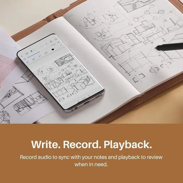 Alt view image 3 of 7 - Note 2-in-1 Digital Notebook Drawing Tablet With Battery-free Pen, Bluetooth Wireless Paper Tablet Electronic Writing Pad for Note-taking, Digital Art & Meeting, Refillable A5 Notepad, 9.5x7inch