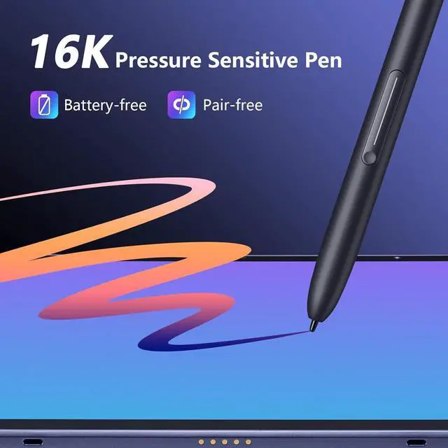 Alt view image 2 of 7 - Magic Drawing Pad,12.2inch Tablet with Screen No Computer Needed,2K FHD Display,16384 Pressure Levels Battery-Free Stylus,8G+256G,Perfect for Digital Artist,Designer and Beginner