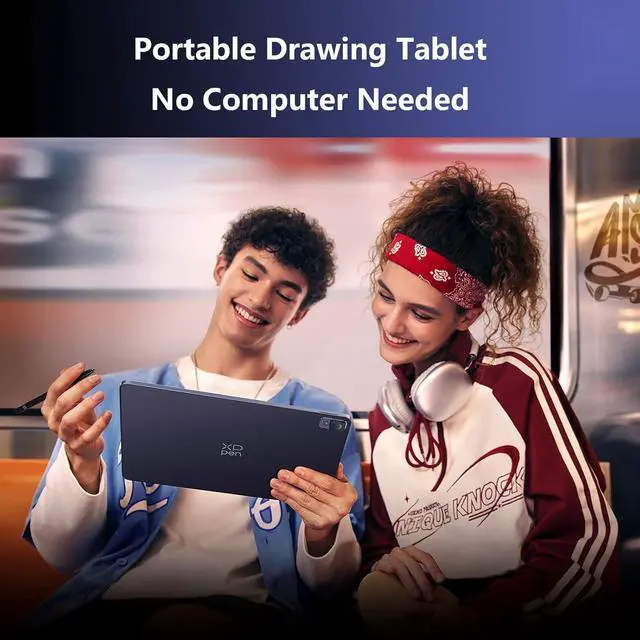 Alt view image 4 of 7 - Magic Drawing Pad,12.2inch Tablet with Screen No Computer Needed,2K FHD Display,16384 Pressure Levels Battery-Free Stylus,8G+256G,Perfect for Digital Artist,Designer and Beginner