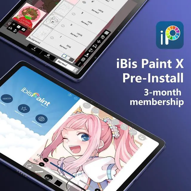 Alt view image 5 of 7 - Magic Drawing Pad,12.2inch Tablet with Screen No Computer Needed,2K FHD Display,16384 Pressure Levels Battery-Free Stylus,8G+256G,Perfect for Digital Artist,Designer and Beginner