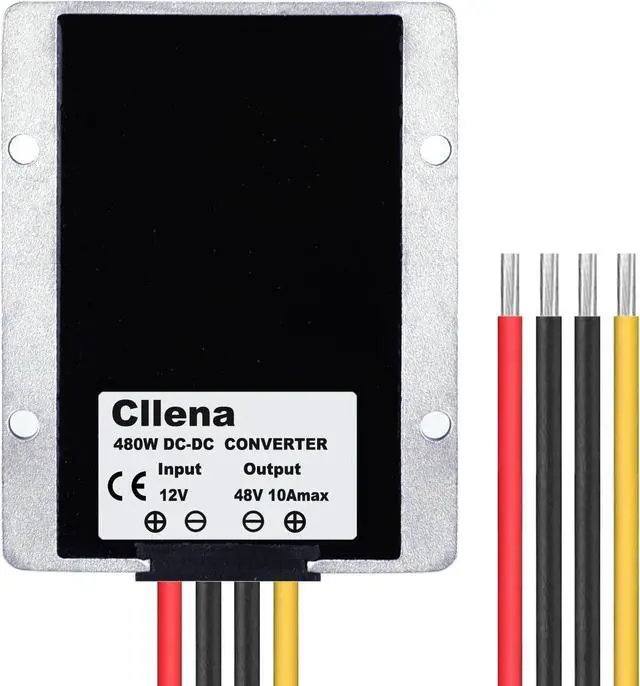 Alt view image 4 of 7 - Cllena DC/DC 12V to 48V Boost Converter 10A 480W Step Up Voltage Regulator Module Car Power Supply Voltage Transformer (Input 10V-16V)