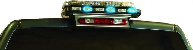 Alt view image 3 of 7 - 8895105 Drill-Free Light Bar Cab Mount Compatible with Chevy Colorado/GMC with '103' Antenna (2015-2017), Black Aluminum, Ideal for Mini Light Bar or Beacon Lighting, Truck Accessories