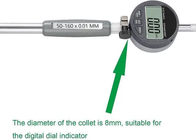 Alt view image 3 of 7 - Dial Indicator Bore Gauges (2"-6"/0.0005"), Engine Cylinder Measurement with Carbide anvils