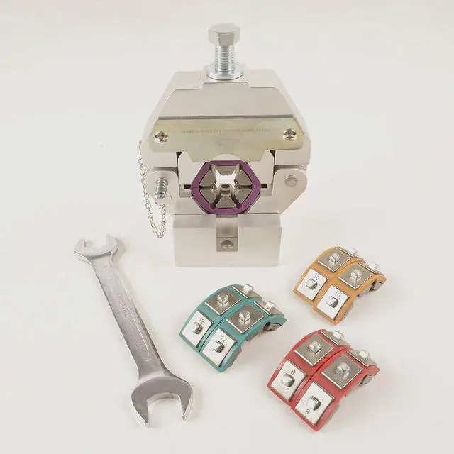 Alt view image 4 of 4 - Manual A/C Hose Crimper Kit includes complete set of dies covering standard hose sizes #6, #8, #10 and #12, 71550, Black