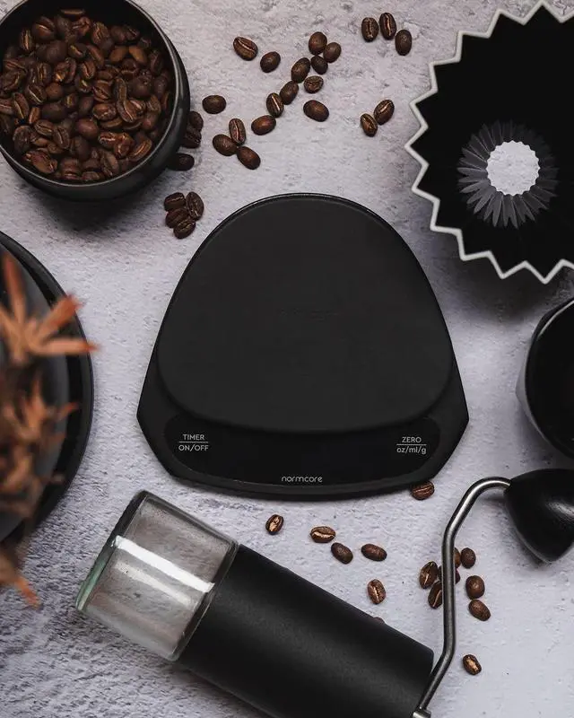 Alt view image 3 of 7 - Coffee Scale, Espresso Scale, Pour Over Coffee Scales with Backlit LCD Display and Protective Case - Digital Kitchen Scale - 2000g/0.1g High Accuracy Precision Multifunction Scale
