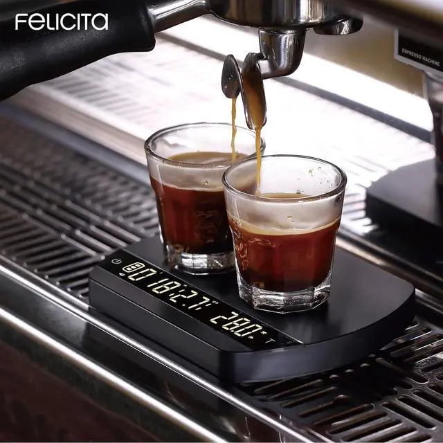 Alt view image 6 of 7 - ARC Coffee Scale, Electronic Espresso Scale and Pour-Over Coffee Scale with Timer, 0.1g Accurate, Water Flow Rate and Auto Timing Functions with 5 Working Modes