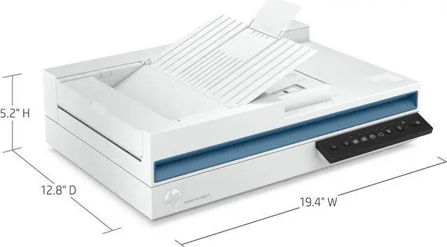Alt view image 3 of 5 - ScanJet Pro 2600 f1, Fast 2-Sided scanning and auto Document Feeder (20G05A)