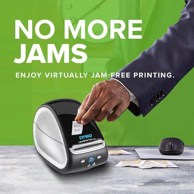 Alt view image 3 of 7 - LabelWriter 550 Turbo Label Printer Bundle Label Maker with Direct Thermal Printing Automatic Includes Address Labels Multipurpose Labels Durable Multipurpose