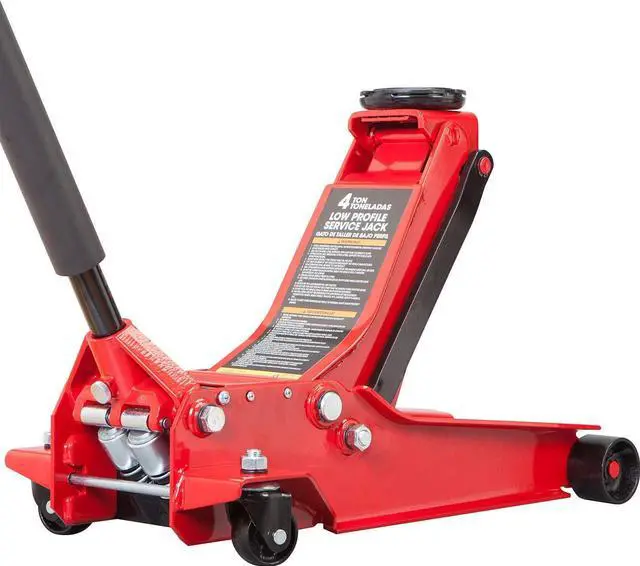 Main image of RED AT84007R Torin Hydraulic Low Profile Service/Floor Jack with Dual Piston Quick Lift Pump, 4 Ton (8,000 lb) Capacity, Red