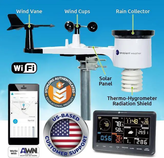 Alt view image 2 of 7 - Weather WS-2902 WiFi Smart Weather Station