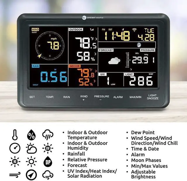 Alt view image 4 of 7 - Weather WS-2902 WiFi Smart Weather Station