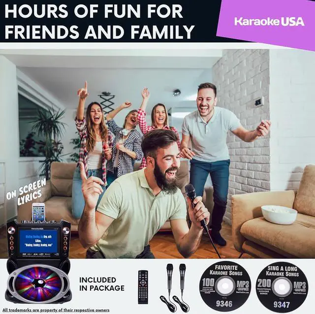 Alt view image 2 of 7 - USA DJ Karaoke Machine (GF846)