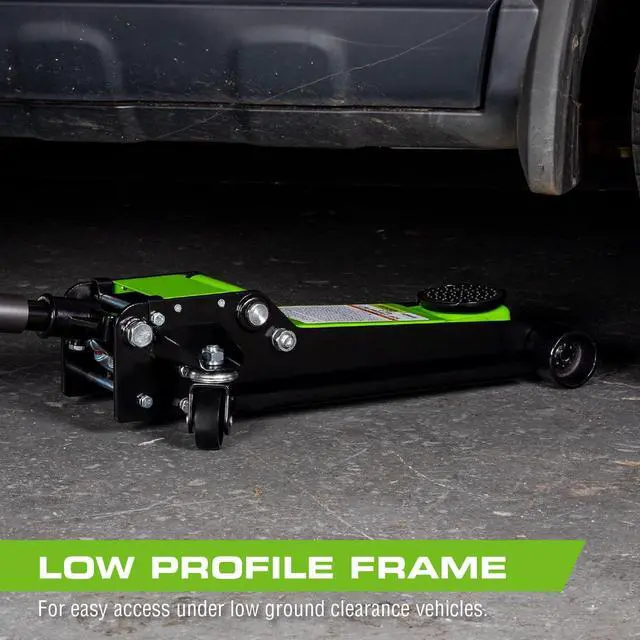Alt view image 5 of 6 - 2 Ton Low Profile Quick Rise Steel Floor Jack For liftcar,suv,truck A20015