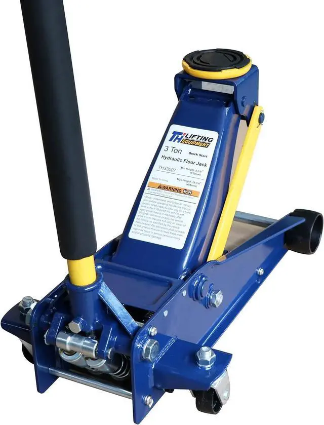 Main image of Heavy Duty 3 Ton Floor Jack,Low Profile Hydraulic Jack, Steel Service Jack Quick Rise with Double Pump Quick Lift