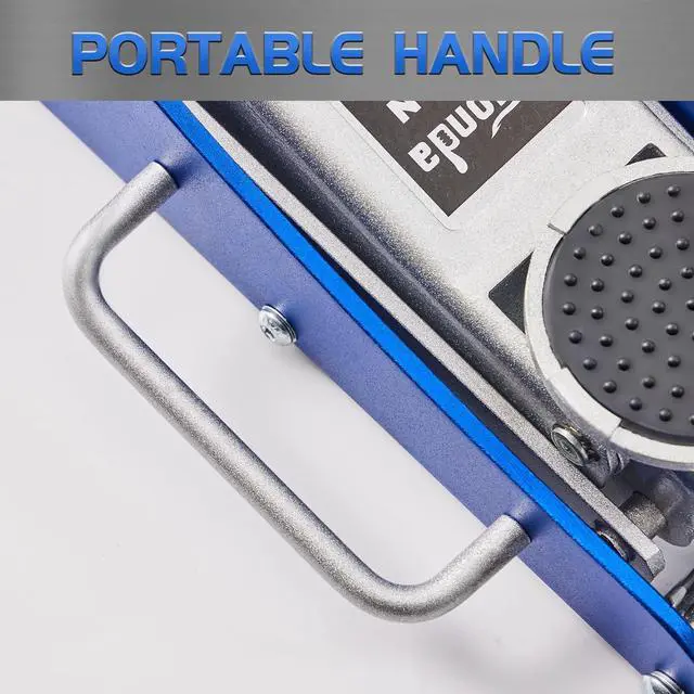 Alt view image 6 of 7 - Floor Jack, Low Profile 2 Ton Hydraulic Aluminum and Steel Car Jack with Dual Pump System, Rapid Lift, Blue