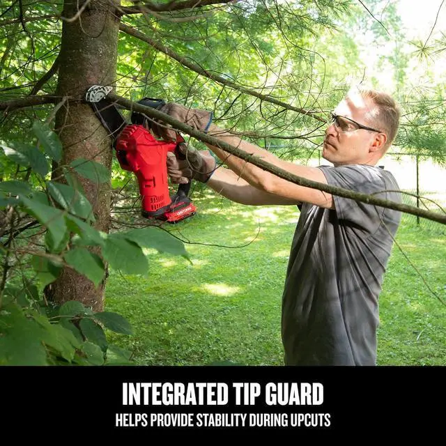 Alt view image 4 of 7 - V20 Cordless Pruning Saw, 6" Chain, Small Chainsaw with Battery and Charger Included (CMCCS320D1)