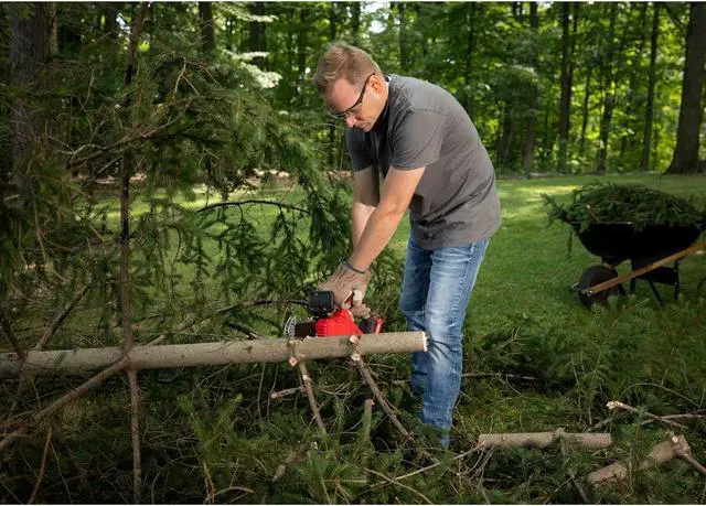 Alt view image 7 of 7 - V20 Cordless Pruning Saw, 6" Chain, Small Chainsaw with Battery and Charger Included (CMCCS320D1)