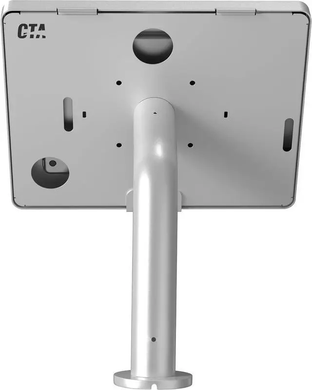 Alt view image 5 of 7 - iPad Wall Mount Enclosure - Wall Mount Enclosure for Tablets W/Curved Neck for iPad 7/8/9 Gen 10.2" - iPad Pro - iPad Air - Galaxy Tab - Lenovo Tab & More Tablets - White - (PAD-PARANW)