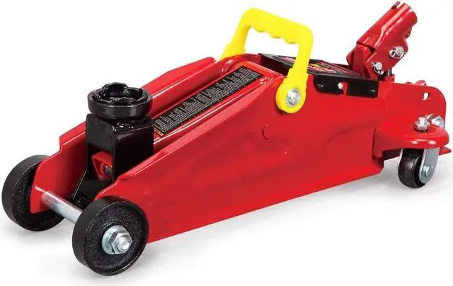 Alt view image 2 of 7 - T82001S Torin Hydraulic Trolley Service/Floor Jack Combo with 2 Jack Stands and Blow Mold Carrying Storage Case, 2 Ton (4,000 lb) Capacity, Red