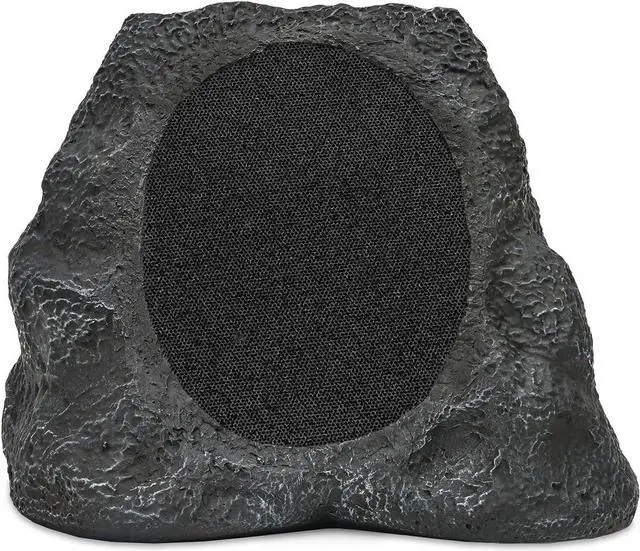Main image of Rock Speaker Connect, Granite, Wireless Outdoor Speaker with Bluetooth 5.3, 22-Hour Battery Life, with Solar Charging, Link Up to 20 Rock Speakers, IP65 Water & Dust Resistant Speaker