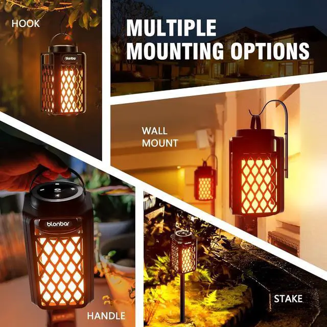 Alt view image 5 of 7 - 2pcs Led Flame Speaker,Outdoor Bluetooth Speaker with Torch Atmosphere,10W Outdoor Portable Stereo Speaker,IP65 Waterproof Torch Lights for Patio Home Decor, for Men Women Dads Moms