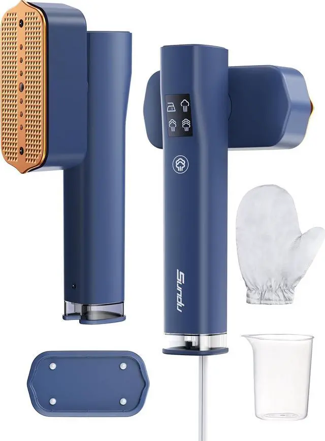 Main image of Steamer for Clothes,Sundu Portable Travel SteamerIron 2 In 1,15s Fast Heat-up,100ml Water Tank,Steamer Ironing Gloves,20 Minutes of Continuous Ironing Garment Steamer for Travel and Home