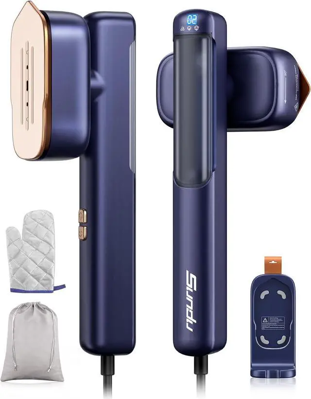Main image of Travel Steamer for Clothes, Adaptive Voltage 100-240V Portable Handheld Garment Steamer, 15s Fast Heat up, Steamer  Iron 2 In 1, Horizontal Vertical Steaming, Ceramic Heat Panel Global Applicability
