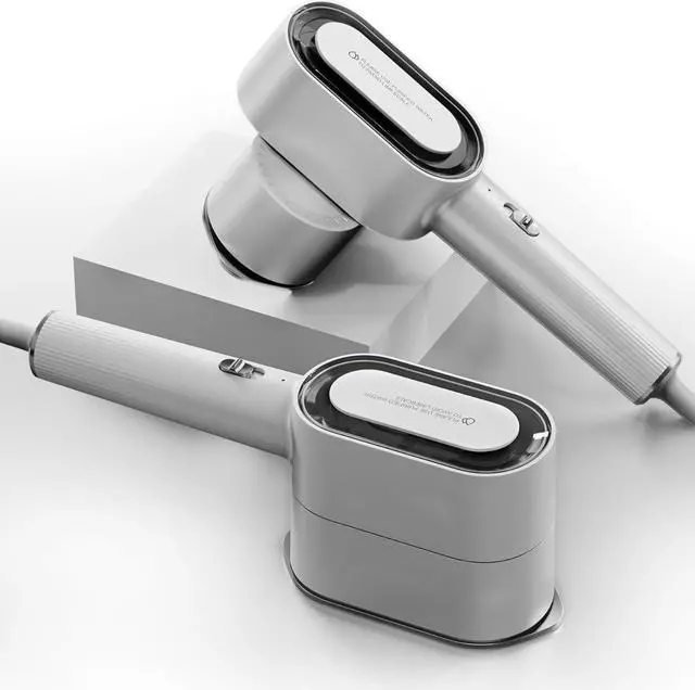 Main image of Steamer for Clothes,2-in-1 Clothes Steamer & Iron for Wrinkles Remover,NTC Precision Ironing Protects Clothes,14 Min of Continuous Steam,1000W Travel Steamer for Travel and Home Use,Grey