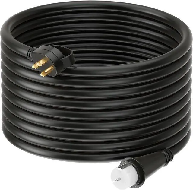 Main image of 15Ft 50 Amp Heavy Duty Generator Extension Cord 125V 250V 12000W UL Listed Generator Power Cord N14-50P & SS2-50R Twist Lock Connectors