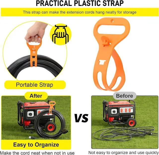 Alt view image 6 of 7 - 15Ft 50 Amp Heavy Duty Generator Extension Cord 125V 250V 12000W UL Listed Generator Power Cord N14-50P & SS2-50R Twist Lock Connectors