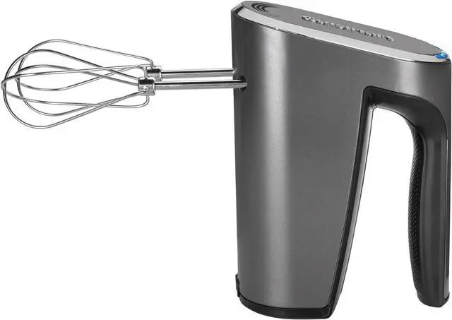 Alt view image 3 of 4 - Electric Hand Blender & Mixer, EvolutionX Cordless Hand Mixer, 5 Speeds, Gray/Black, RHM-100