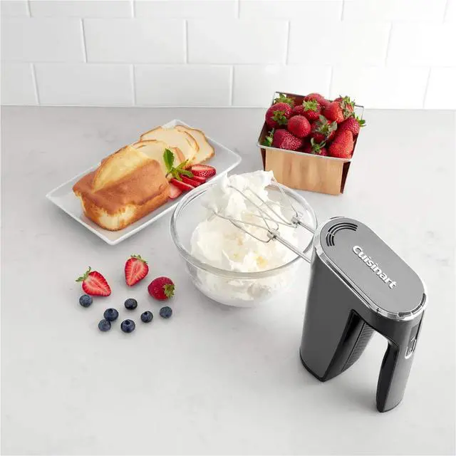 Alt view image 4 of 4 - Electric Hand Blender & Mixer, EvolutionX Cordless Hand Mixer, 5 Speeds, Gray/Black, RHM-100