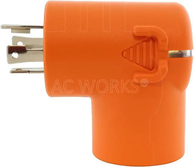 Alt view image 6 of 7 - [ADL14301430] L14-30P 4-Prong 30A Generator Locking Plug to 4-Prong 30A 14-30R Dryer Outlet