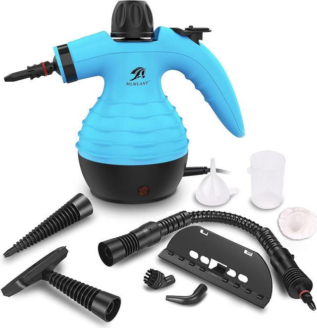 Natural Multi-Surface Handheld Steam Cleaner With 10 Accessories, 13OZ Pressurized Multipurpose On Demand Steam Cleaner For Home, Steamer For Cleaning Dirt, Grease, Grout, Tile, Floor, Couch And Car