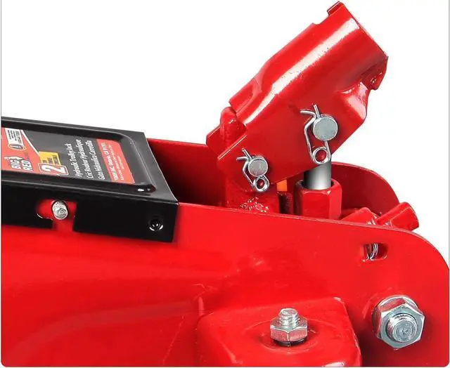 Alt view image 5 of 6 - T82012 Torin Hydraulic Trolley Service/Floor Jack with Blow Mold Carrying Storage Case, 2 Ton (4,000 lb) Capacity, Red