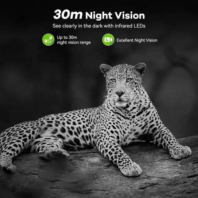 Alt view image 4 of 7 - Trail Camera 48MP 4K Game Camera with 8 Batteries 32G SD Card,WiFi Bluetooth Connection,Trail Cameras with Night Vison Motion Activated Waterproof for Wildlife Deer Outdoor 0.1s Trigger Time