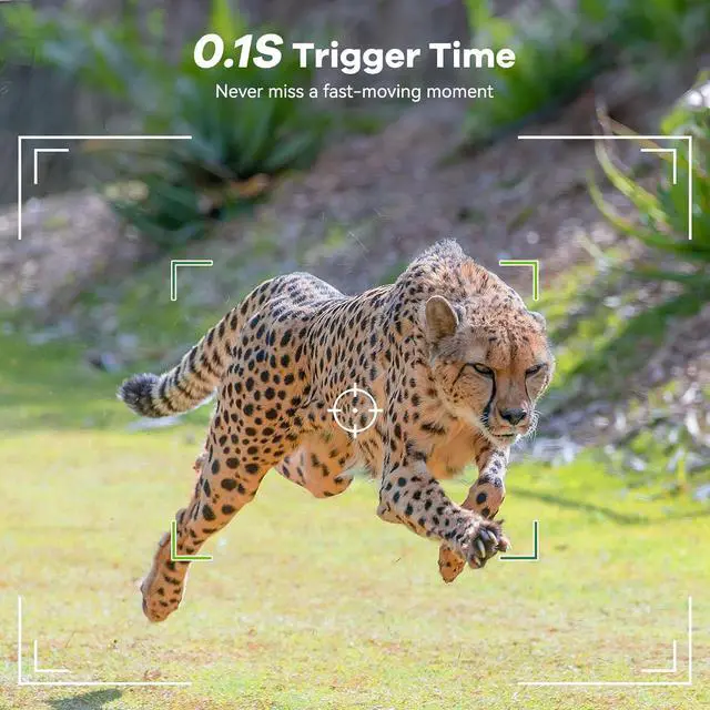 Alt view image 5 of 7 - Trail Camera 48MP 4K Game Camera with 8 Batteries 32G SD Card,WiFi Bluetooth Connection,Trail Cameras with Night Vison Motion Activated Waterproof for Wildlife Deer Outdoor 0.1s Trigger Time