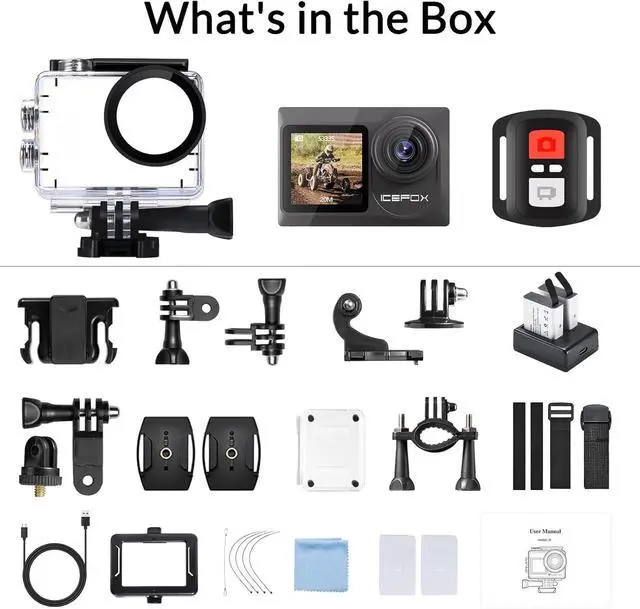 Alt view image 6 of 7 - Action Camera 4K 60FPS 20MP,131FT Underwater Camera with EIS,App Support Video&Photo Editing,Waterproof Camera Remote Control