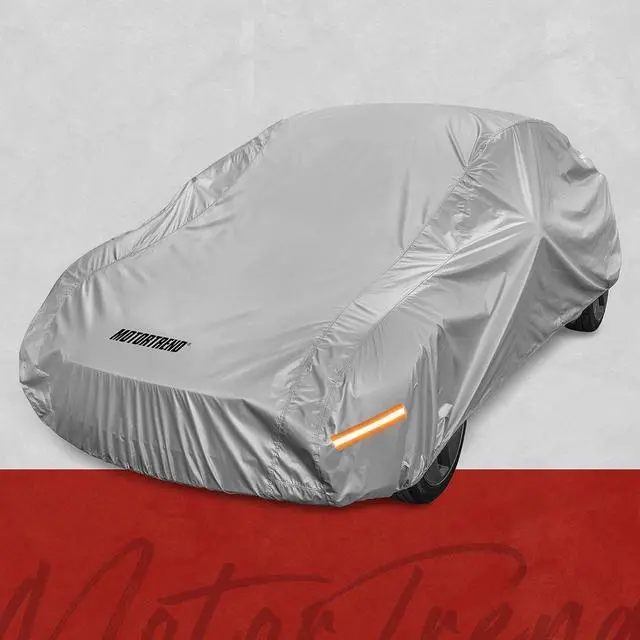 Alt view image 2 of 6 - SafeKeeper Heavy Duty Car Cover Waterproof All Weather, Multi-Layered Truck SUV Car Cover for Snow Rain Sun UV Protection, Full Exterior Car Covers for Automobiles (Fits up to 210" Length)