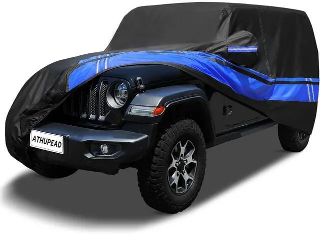 Main image of 10-Layer for Jeep Covers Waterproof 4 Door All Weather for Automobiles, Outdoor for Jeep Cover Universal Fits for Jeep Wrangler Cover TJ YJ CJ JK JL