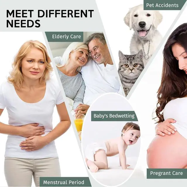 Alt view image 6 of 7 - 2 Pack Queen Mattress Protector, 100% Waterproof Mattress Cover Queen Size Bed, Cooling and Breathable Bed Pad Cover, Deep Pocket 8"-21"