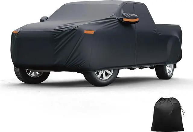 Main image of Car Cover for Toyota Tundra 210D-PU Outdoor Full Car Cover All Weather with Door Zipper for Waterproof Windproof Sun Rain Snow Protection