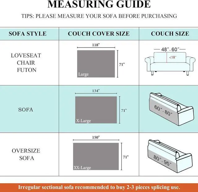 Alt view image 6 of 7 - Waterproof Beige Sofa Cushion Covers Dog Couch Cover for 3-4 Cushion Couch Water Resistant Slipcover Furniture Protector Non-Slip Pet Protector Cover Leak Proof Couch Cover-71X134IN