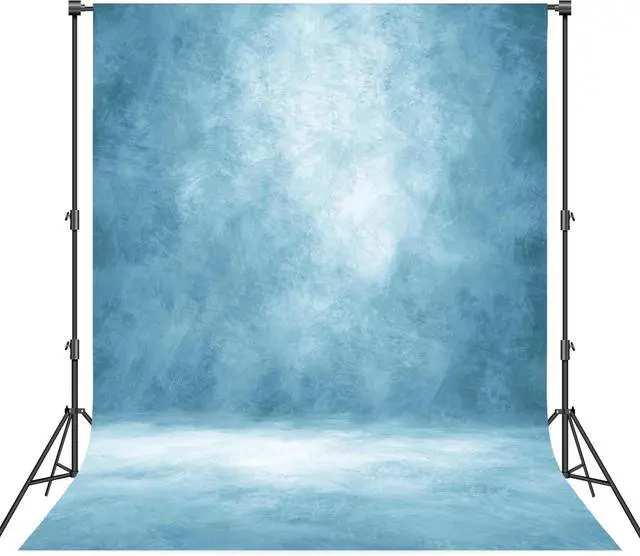 Main image of Professional Photography Backdrop for Portrait Photo Props Booth Background Photoshoot Studio with Ployester Fabric Roller Pocket on Top(8x10ft, Light Blue)