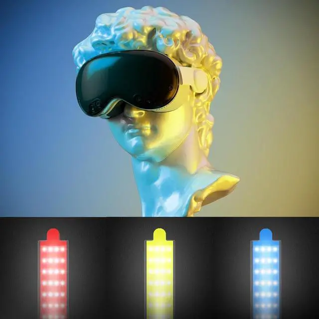 Alt view image 6 of 7 - LED Photography Lighting Kit, LED Light Photography Studio, Continuous Fill Light (45W, 2700K-6500K, 97CRI, 78-Inch Stands) Adjustable Stick Light for Video Recording/YouTube/Streaming