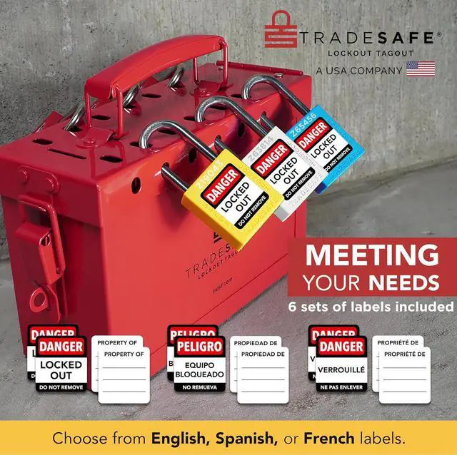 Alt view image 4 of 7 - Lockout Tagout Locks Set - 10 Green Keyed Alike Padlocks, 2 Keys Per Lock, OSHA Compliant Loto Locks for Lock Out Tag Out Stations, Premium Grade