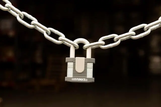 Alt view image 2 of 7 - 50mm Commercial Laminated Steel Keyed Padlock, 6-Pack - Solid Steel Body with Boron Steel Shackle