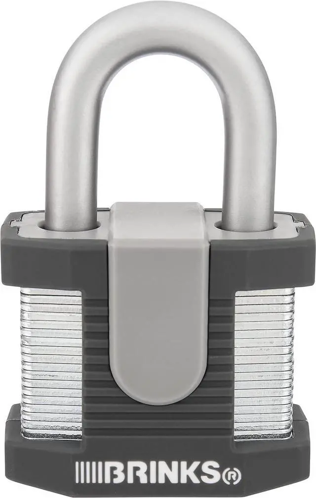 Alt view image 5 of 7 - 50mm Commercial Laminated Steel Keyed Padlock, 6-Pack - Solid Steel Body with Boron Steel Shackle