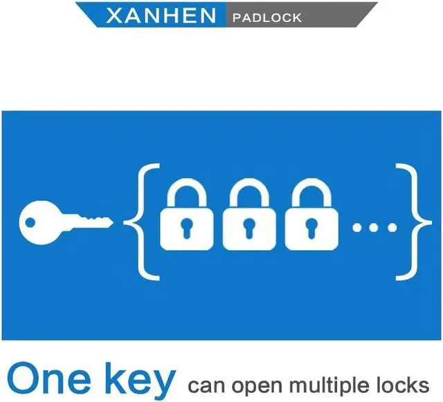 Alt view image 6 of 7 - Lock Outdoor Padlocks, Key Lock, Padlocks with Same Key - Laminated Steel Keyed Padlocks with Normal Shackle, 24 Pack, for Hasp Latch, Sheds, Fences, Storage Locker, School, Gym